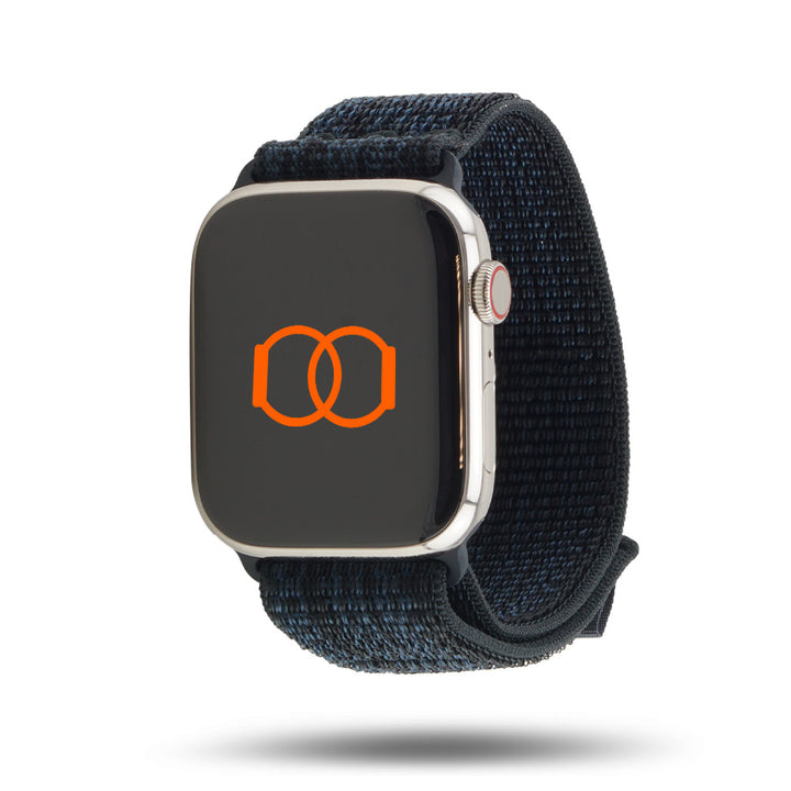 Boucle sport édition spéciale - Automne 2023 - Apple Watch - Noir/Bleu 42 mm