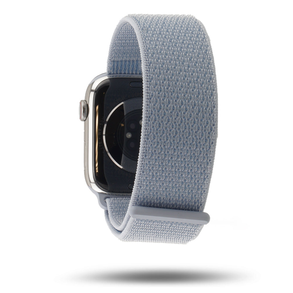 Boucle Sport Apple Watch nylon tissé - Nouvelle collection - Nuée bleue 46 / 49 mm