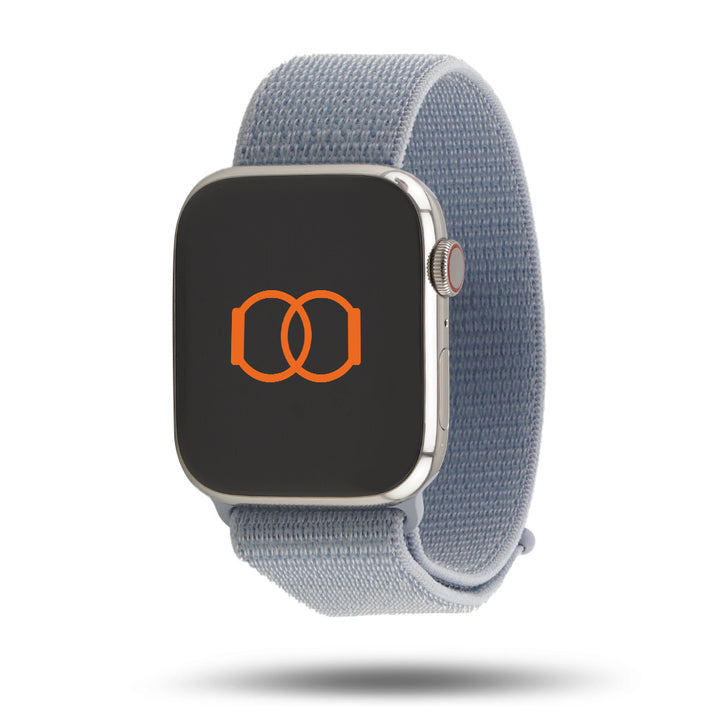 Boucle Sport Apple Watch nylon tissé - Nouvelle collection - Nuée bleue 42 mm