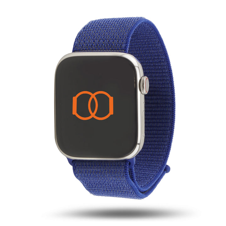 Boucle Sport Apple Watch nylon tissé - Nouvelle collection - Outremer 46 / 49 mm