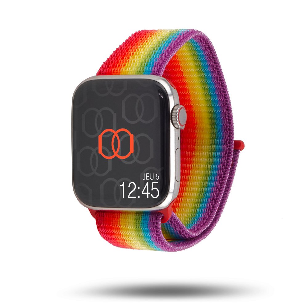 Pride édition - Bracelet en nylon tissé Apple Watch - Pride édition 2019 46 / 49 mm