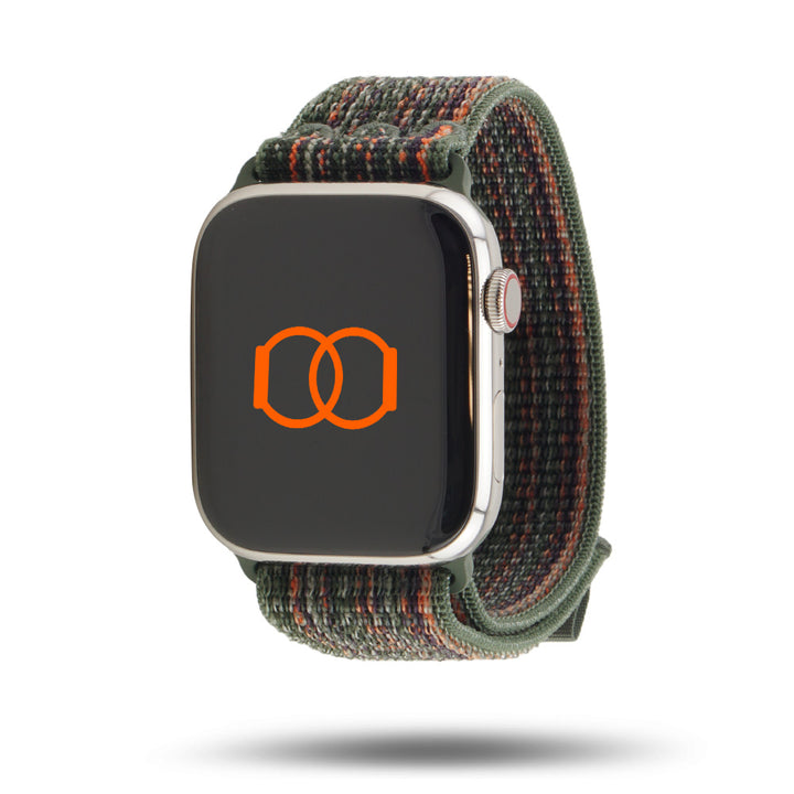 Boucle sport édition spéciale - Automne 2023 - Apple Watch - Séquoia/orange 46 / 49 mm