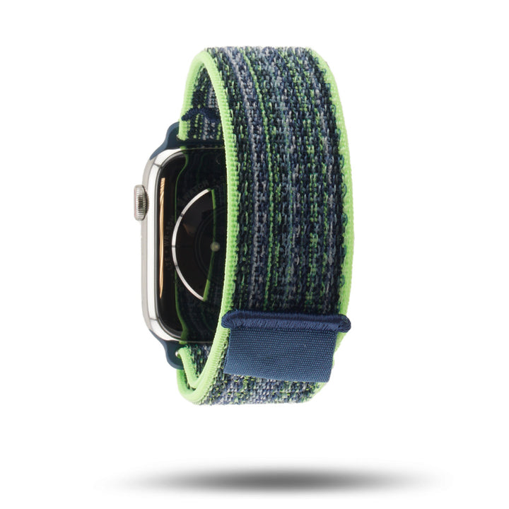 Boucle sport édition spéciale - Automne 2023 - Apple Watch - Vert vif/bleu 46 / 49 mm