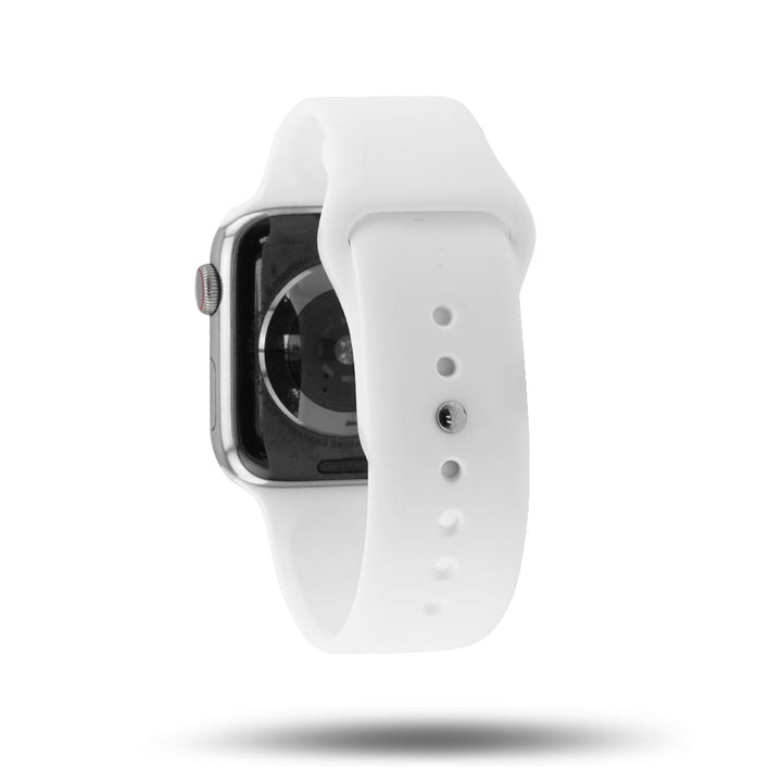 Bracelet Sport Apple Watch - 100% fluoroélastomère - Blanc 46 / 49 mm