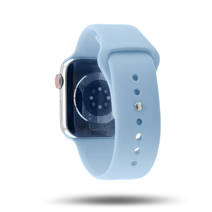 Bracelet Sport Apple Watch - 100% fluoroélastomère - Bleu ciel 42 mm