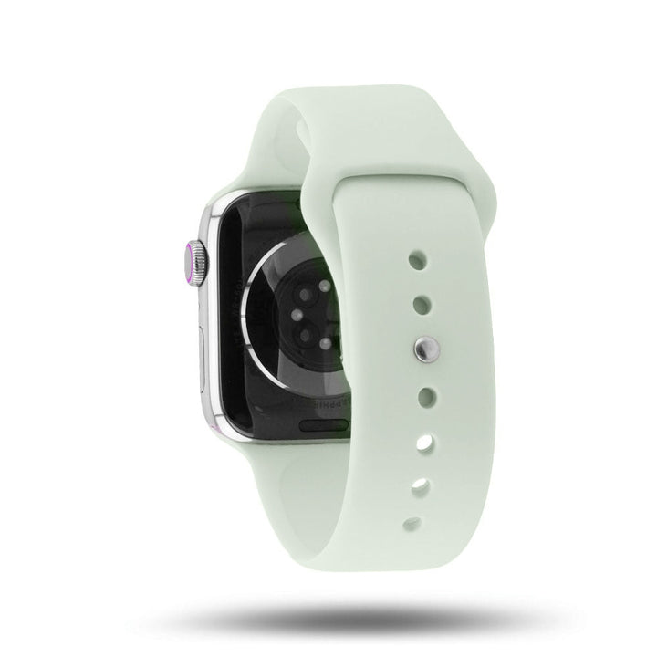 Bracelet Sport Apple Watch - 100% fluoroélastomère - Menthe douce 46 / 49 mm