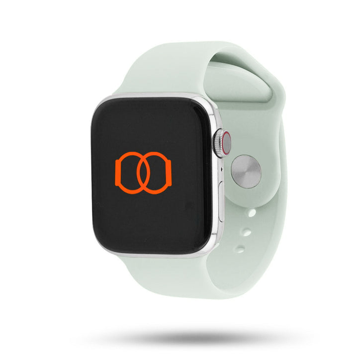 Bracelet Sport Apple Watch - 100% fluoroélastomère - Menthe douce 46 / 49 mm