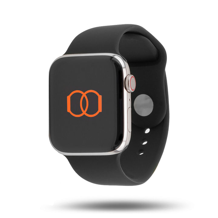 Bracelet Sport Apple Watch - 100% fluoroélastomère - Noir 46 / 49 mm