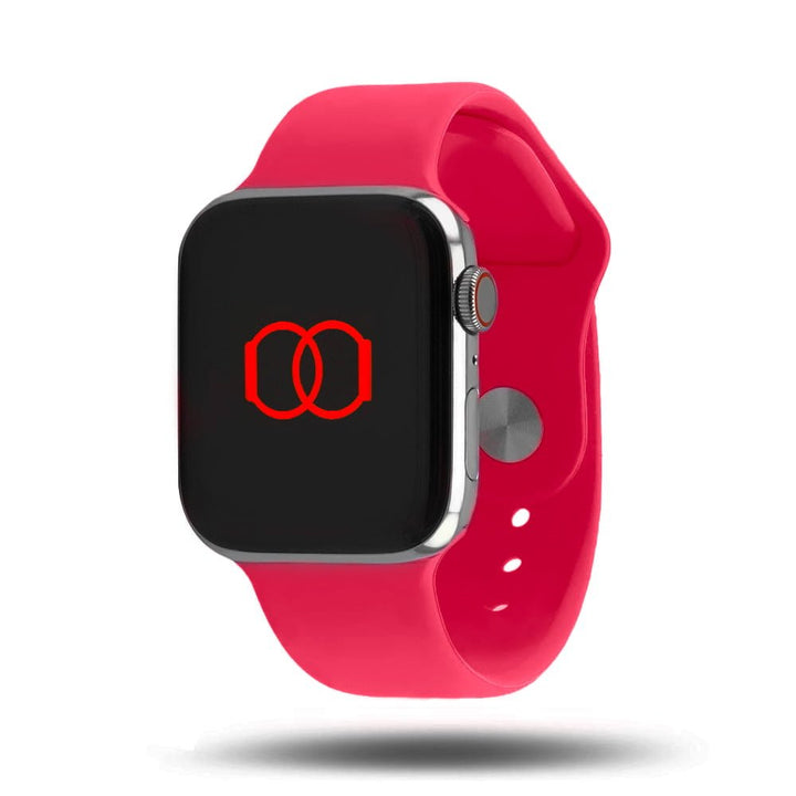 Bracelet Sport Apple Watch - 100% fluoroélastomère - RED 46 / 49 mm