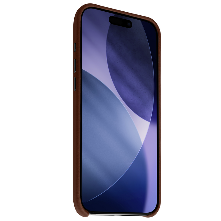 Coque Arsene cuir pleine fleur - iPhone 17 Air - Cognac