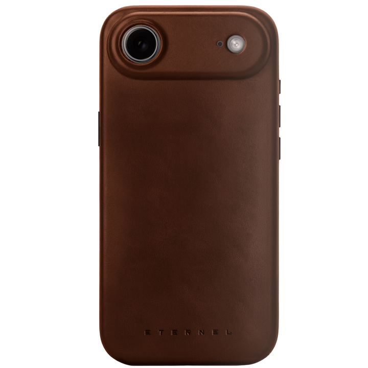 Coque Arsene cuir pleine fleur - iPhone 17 Air - Cognac