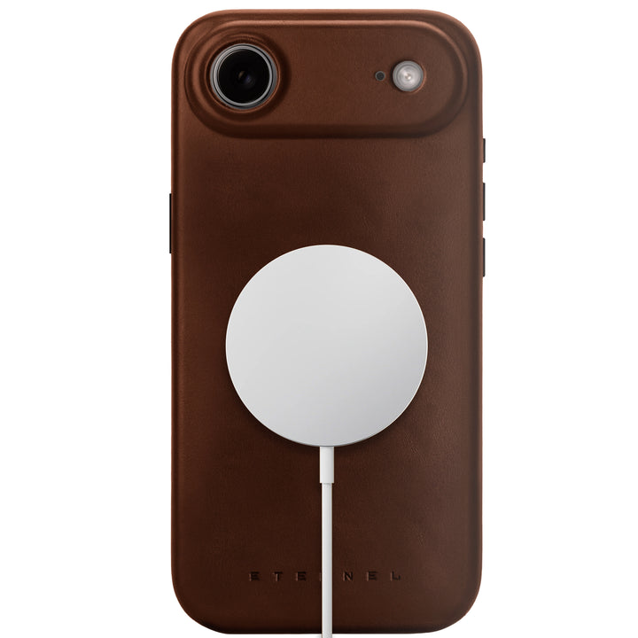 Coque Arsene cuir pleine fleur - iPhone 17 Air - Cognac