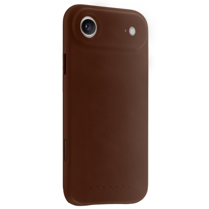 Coque Arsene cuir pleine fleur - iPhone 17 Air - Cognac