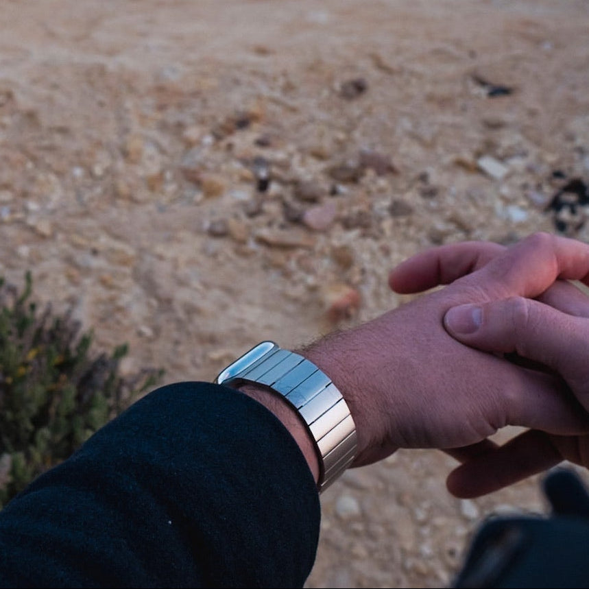 Bracelet aimanté à maillons détachables - Argenté 46 / 49 mm