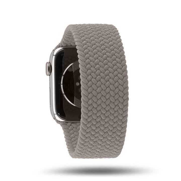 Boucle unique tressée - Bracelet Apple Watch - Argile 46 / 49 mm L