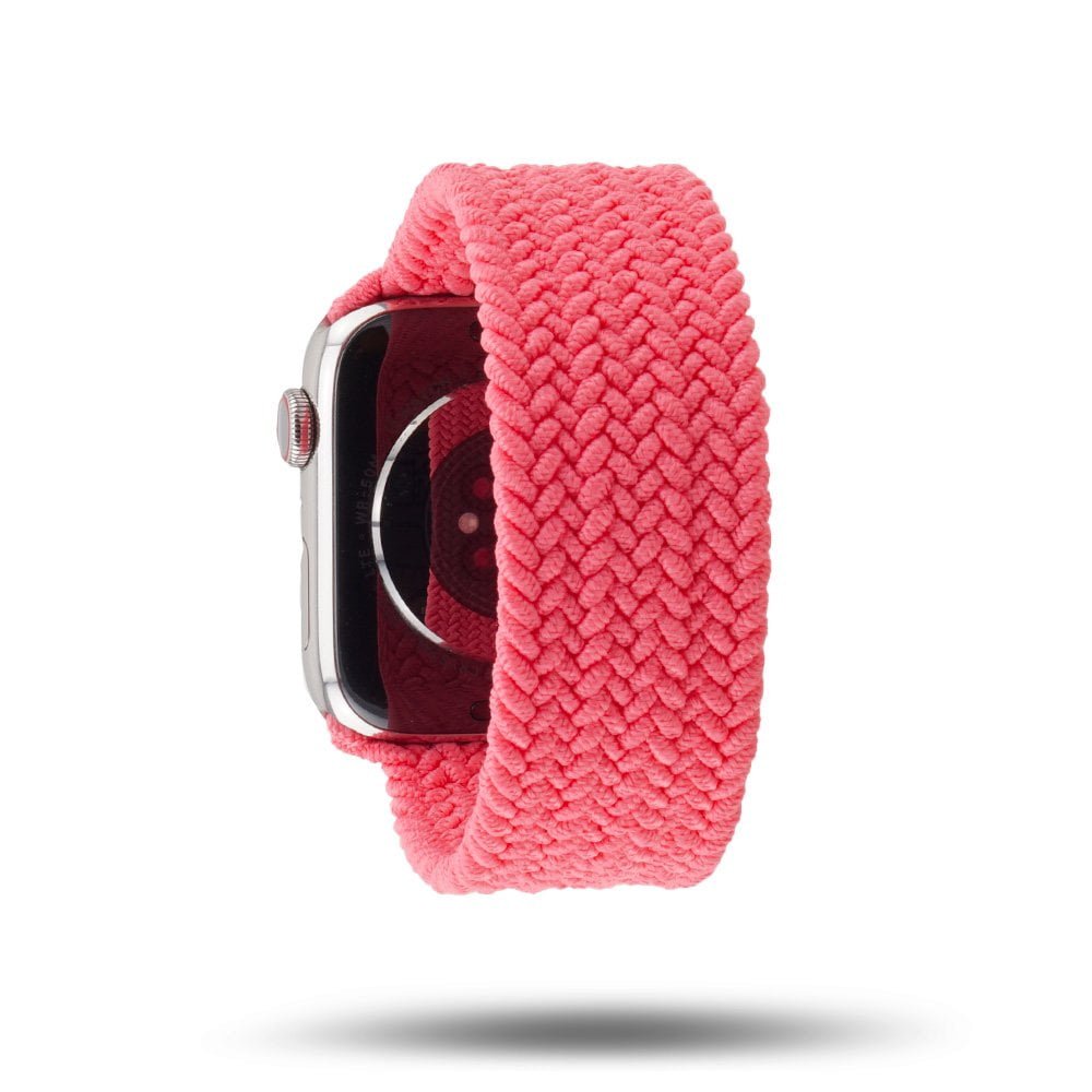 Boucle unique tressée - Bracelet Apple Watch - Pink Punch 46 / 49 mm S