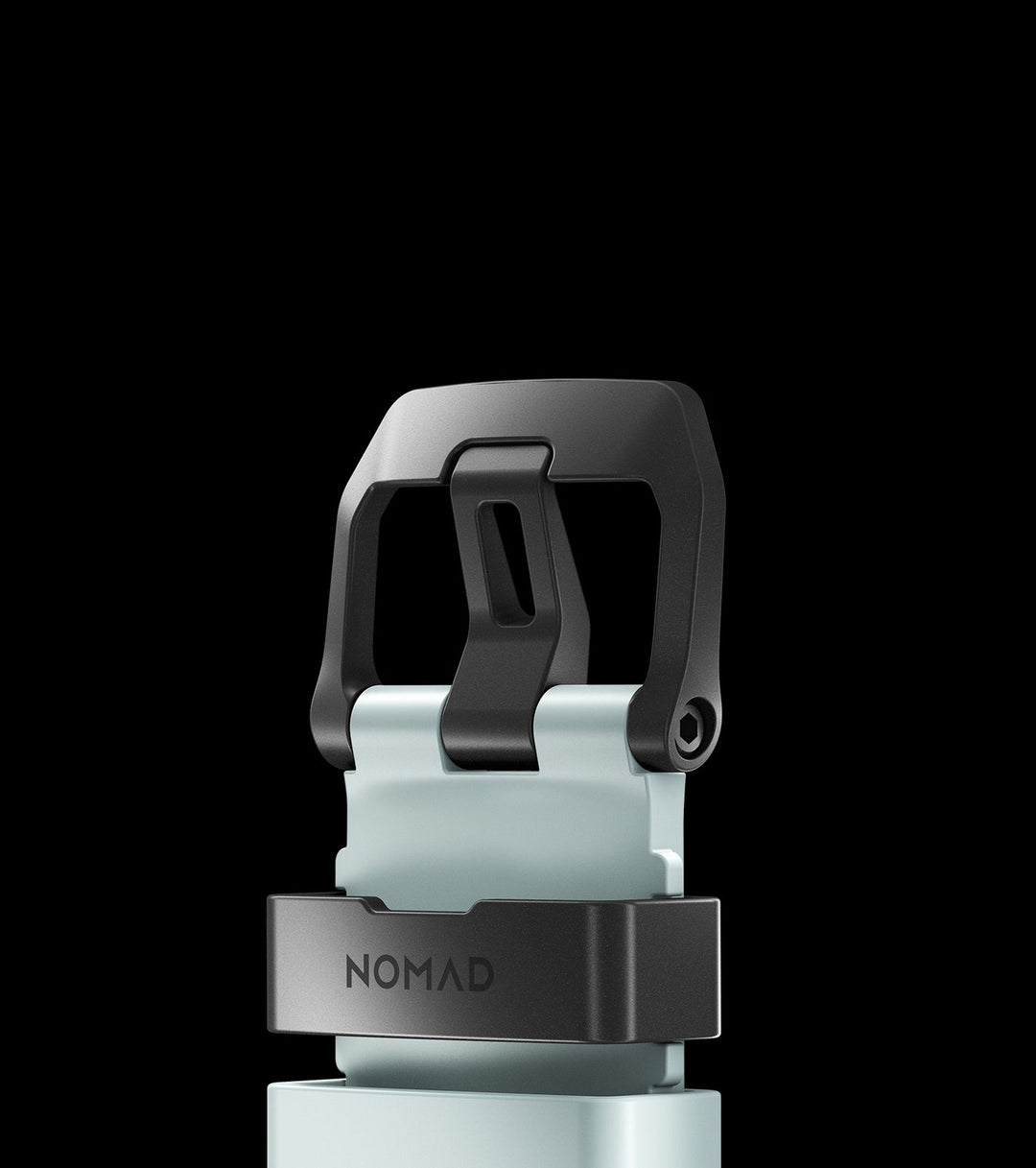 Nomad - Rocky Point Band - Icy Blue Glow 46 / 49 mm Adaptateurs Apple Watch Black