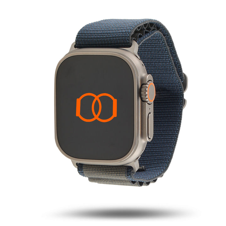 Boucle Alpine - Bracelet Apple Watch aventure - Bleu 46 / 49 mm Adaptateurs Apple Watch Naturel