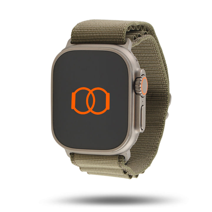 Boucle Alpine - Bracelet Apple Watch aventure - Olive 42 mm Adaptateurs Apple Watch Naturel