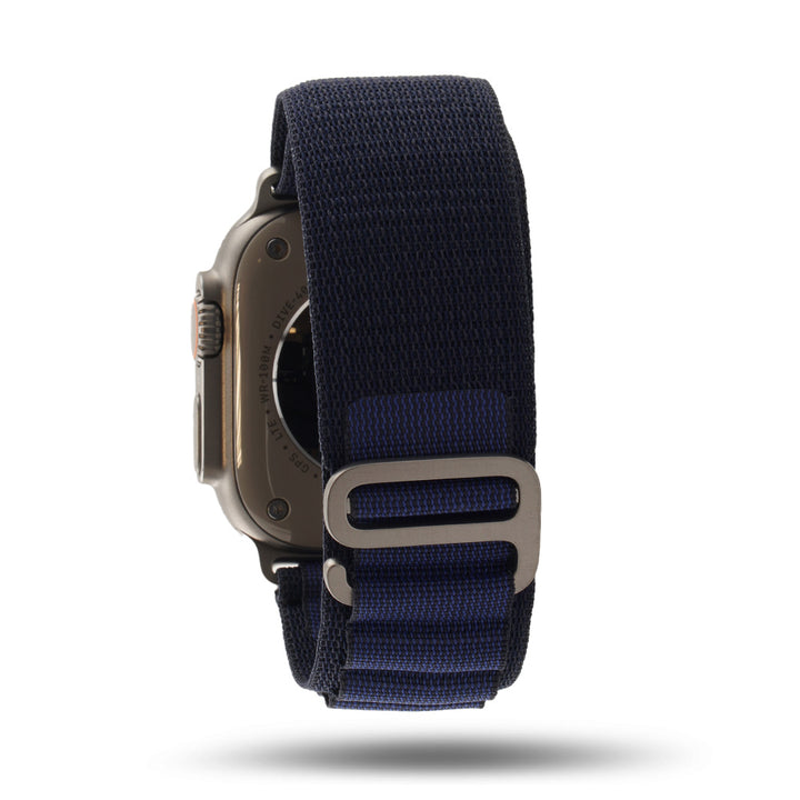 Boucle Alpine - Bracelet Apple Watch aventure - Marine 46 / 49 mm Adaptateurs Apple Watch Naturel