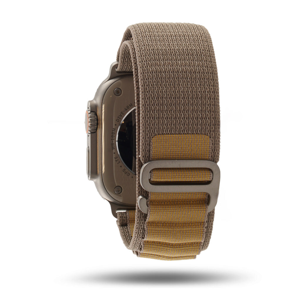 Boucle Alpine - Bracelet Apple Watch aventure - Sahara 46 / 49 mm Adaptateurs Apple Watch Naturel