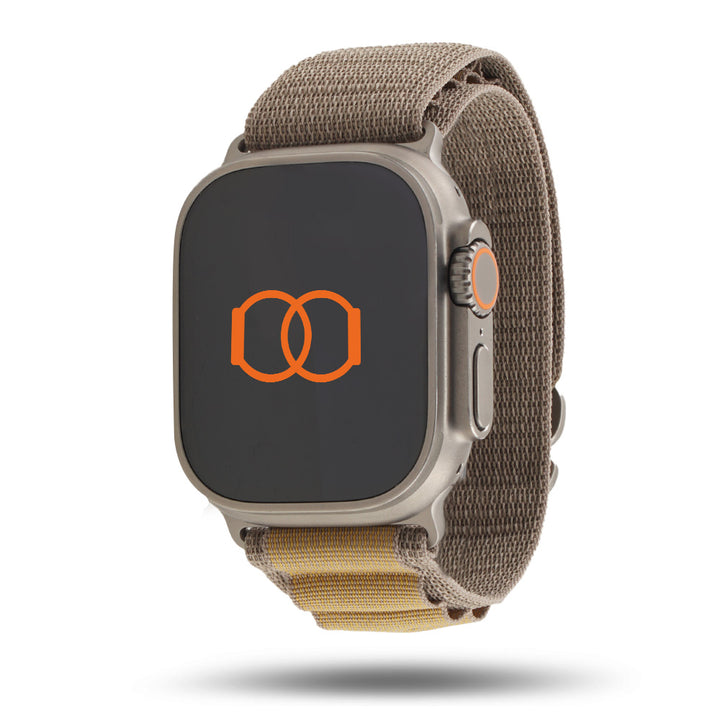 Boucle Alpine - Bracelet Apple Watch aventure - Sahara 46 / 49 mm Adaptateurs Apple Watch Noir