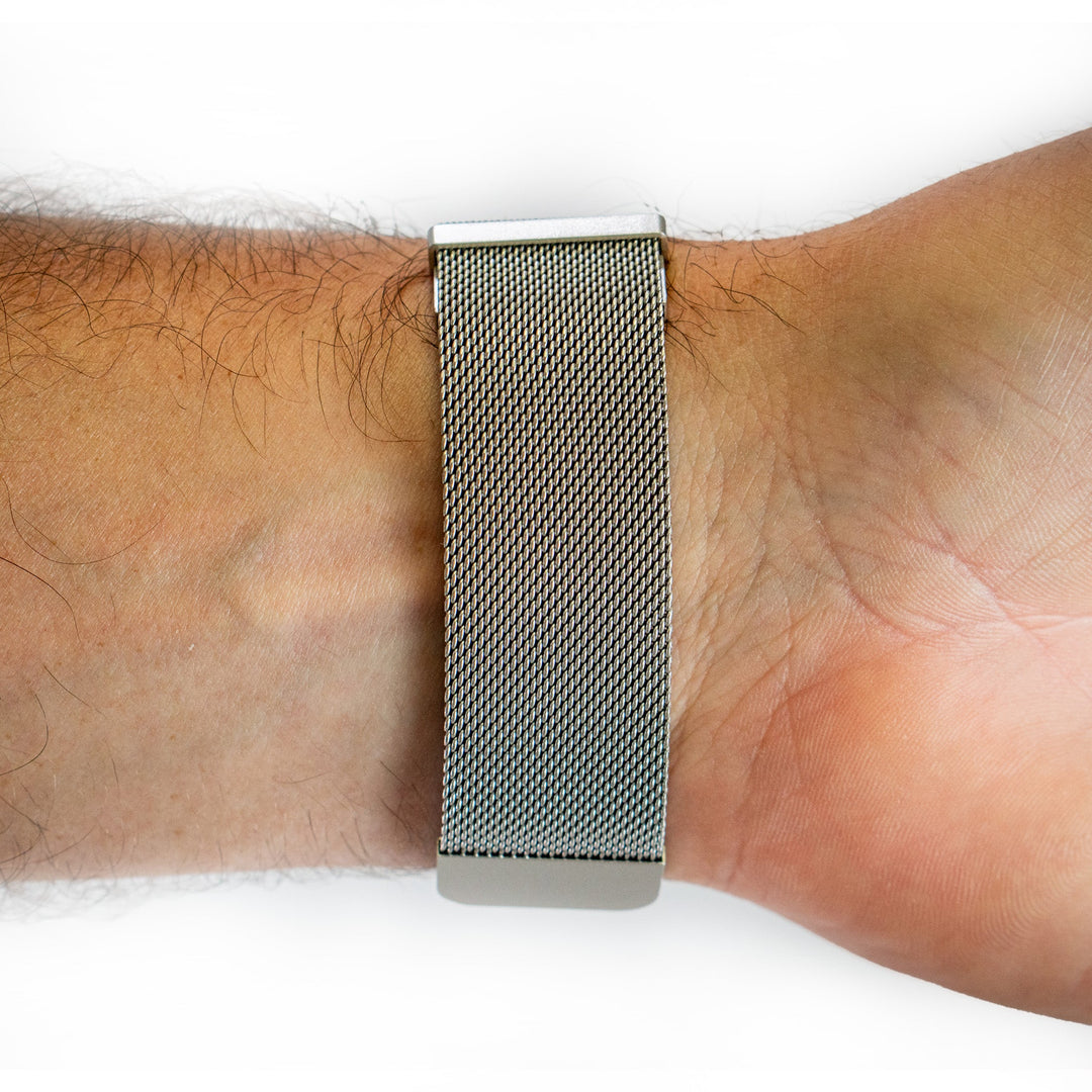 Bracelet Apple Watch à maille milanaise - Lumière Stellaire 46 / 49 mm