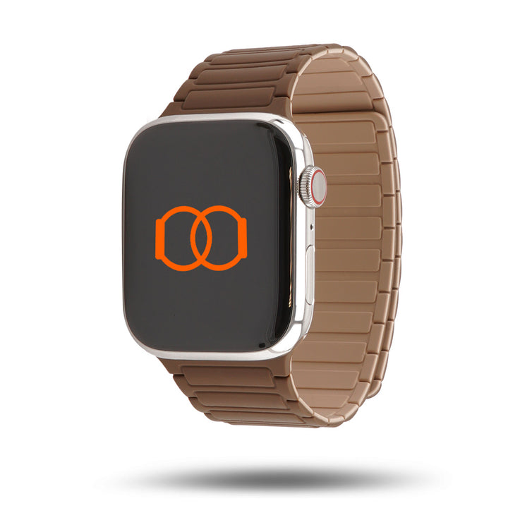 Bracelet silicone magnétique - Apple Watch - Cappuccino 42 mm