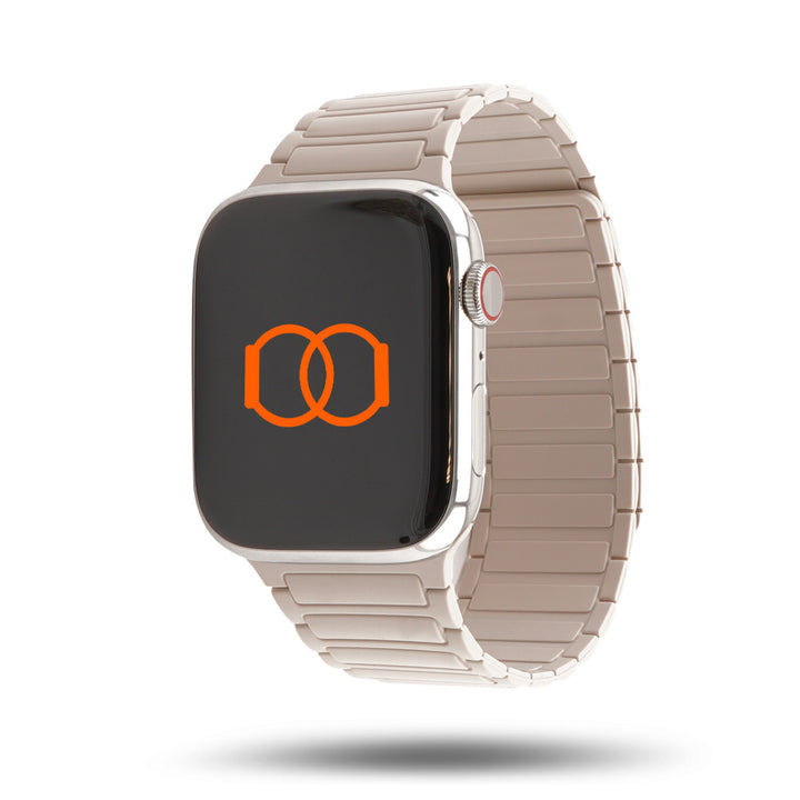 Bracelet silicone magnétique - Apple Watch - Lumière stellaire 42 mm