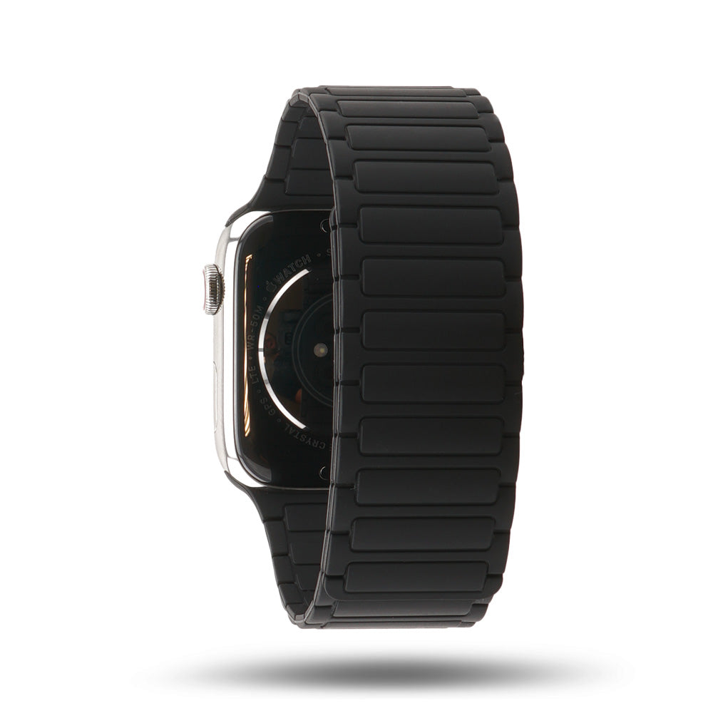 Bracelet silicone magnétique - Apple Watch - Noir 46 / 49 mm