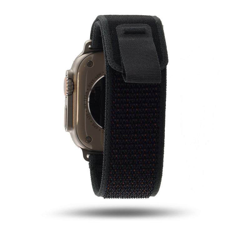 Boucle Trail - Bracelet Apple Watch aventure - Noir 46 / 49 mm Adaptateurs Apple Watch Noir