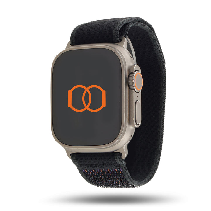 Boucle Trail - Bracelet Apple Watch aventure - Noir 46 / 49 mm Adaptateurs Apple Watch Naturel