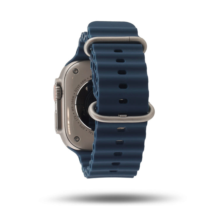 Océan - Bracelet Apple Watch aventure - Bleu 42 mm Adaptateurs Apple Watch Naturel