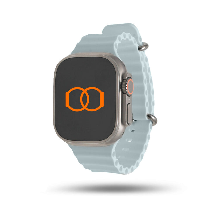 Océan - Bracelet Apple Watch aventure - Bleu glacier 46 / 49 mm Adaptateurs Apple Watch Naturel