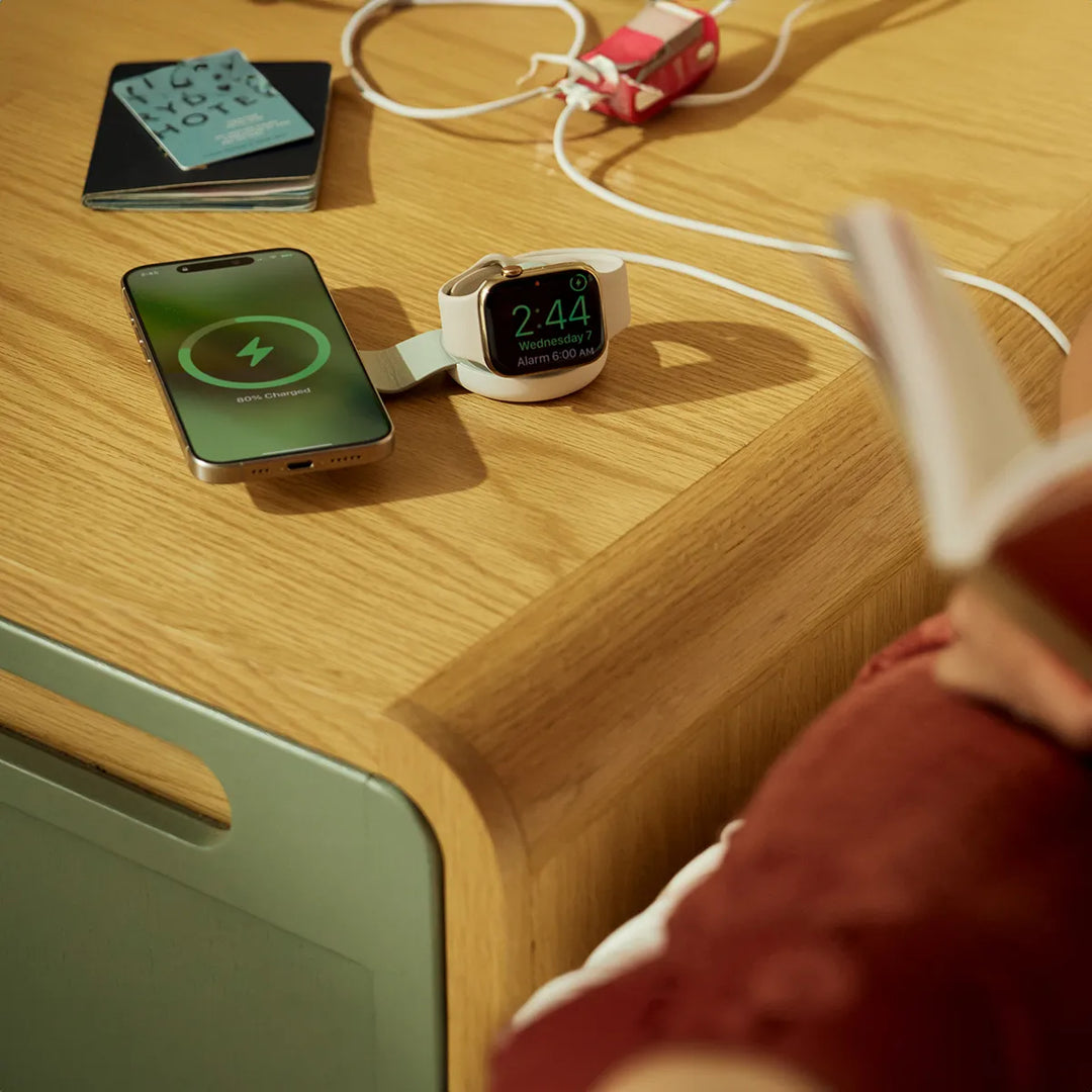 ButterFly SE 2-en-1 Qi2 Magsafe - Chargeur blanc