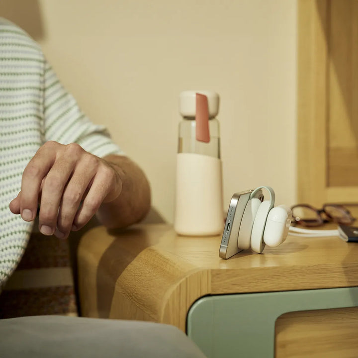 ButterFly SE 2-en-1 Qi2 Magsafe - Chargeur blanc