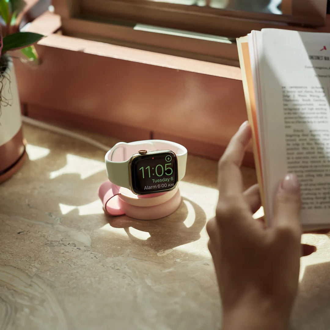 ButterFly SE 2-en-1 Qi2 Magsafe - Chargeur rose