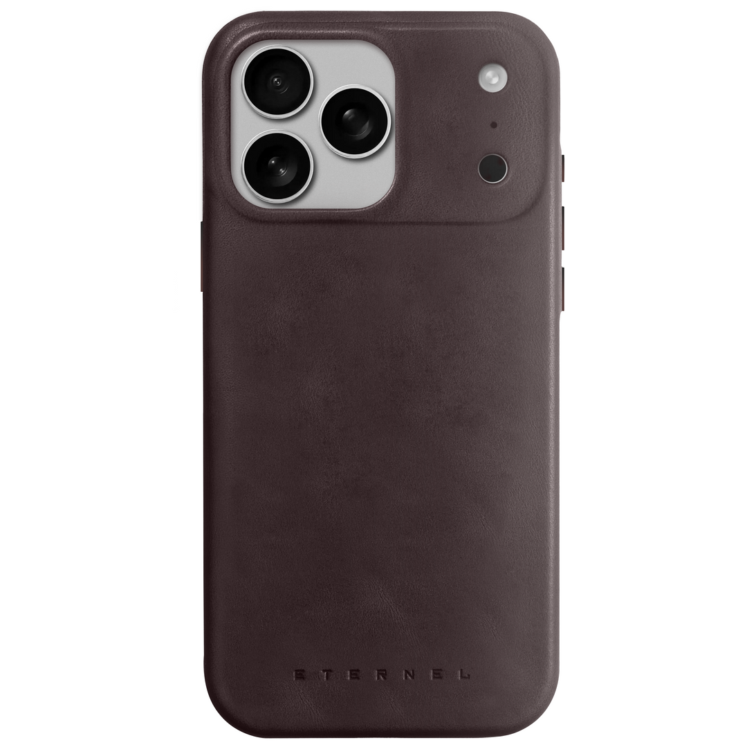 Précommande - Coque Arsene cuir pleine fleur - iPhone 17 Pro - Cognac
