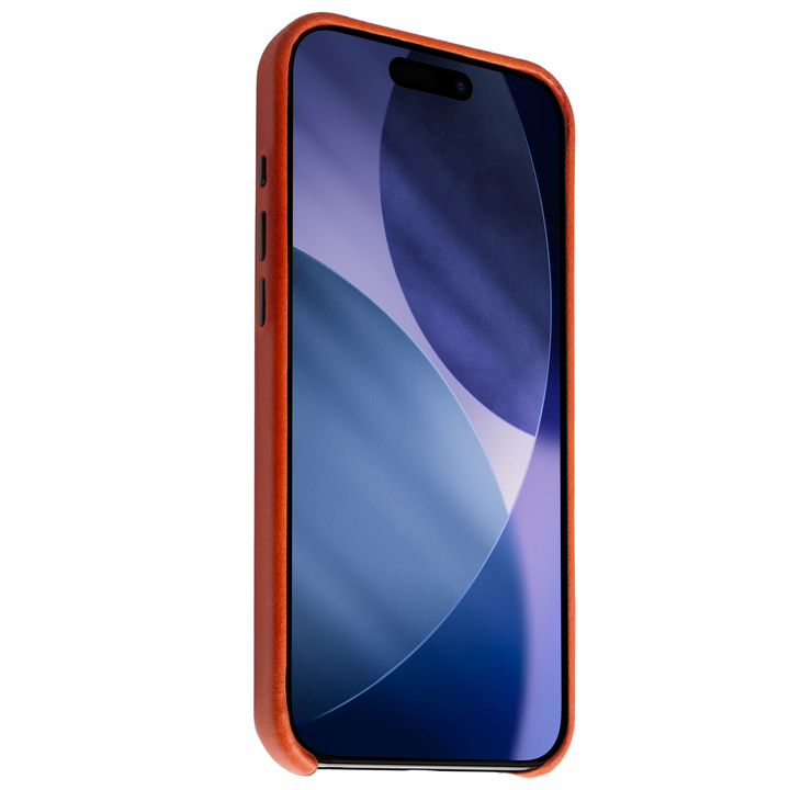 Précommande - Coque Arsene cuir pleine fleur - iPhone 17 Pro - Miel