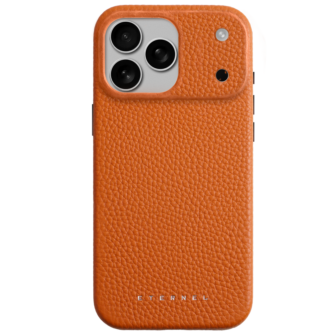 Précommande - Coque Elise cuir grainé - iPhone 17 Pro Max - Gold