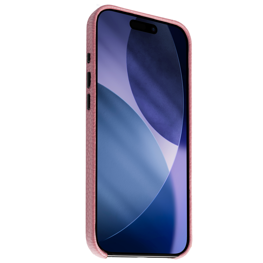 Précommande - Coque Elise cuir grainé - iPhone 17 Pro - Rose