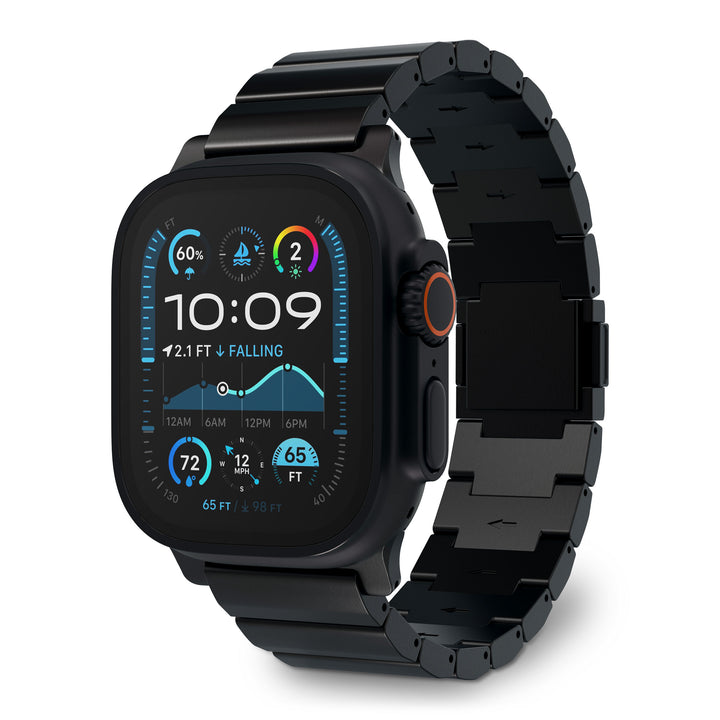 Decoded - Titanium Traction Strap - Titane Noir 44 / 45 / 46 / 49 mm