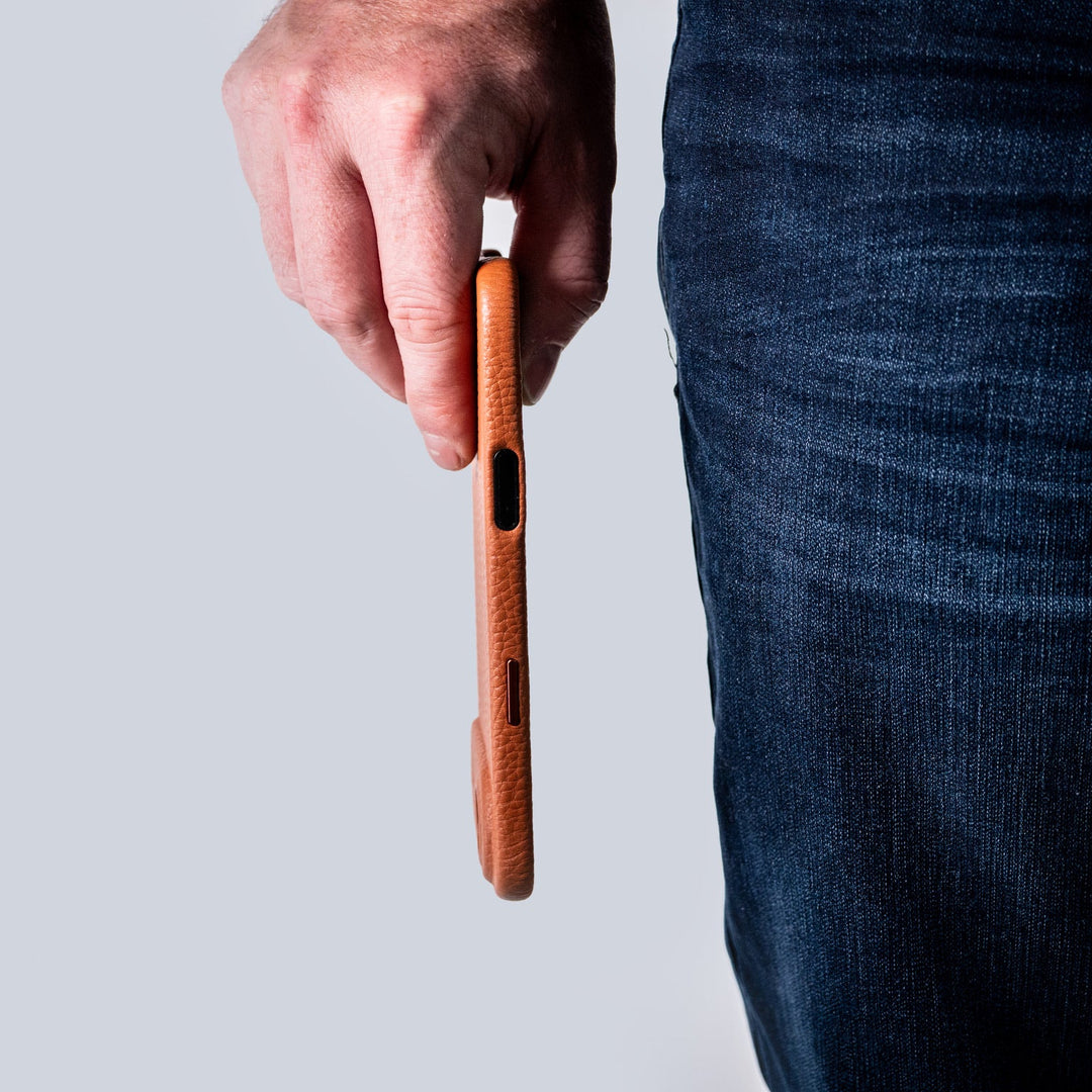 Coque Elise cuir grainé - iPhone 17 Air - Gold