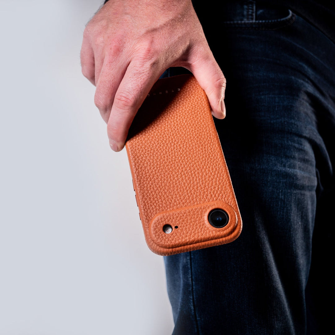 Coque Elise cuir grainé - iPhone 17 Air - Gold