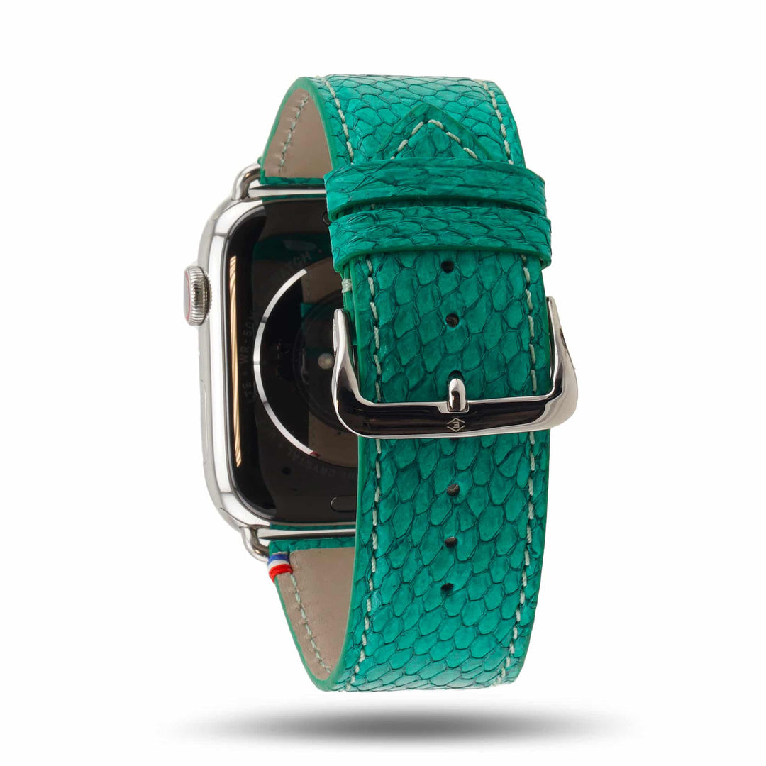 Bracelet Apple Watch boucle Horizon émeraude