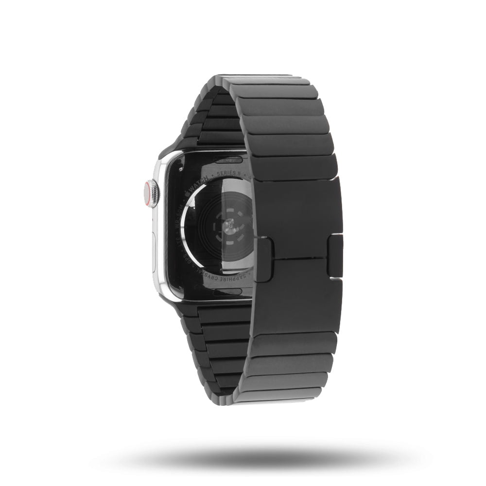 Bracelet acier à maillons détachables sans outil - Apple Watch - Noir 46 / 49 mm