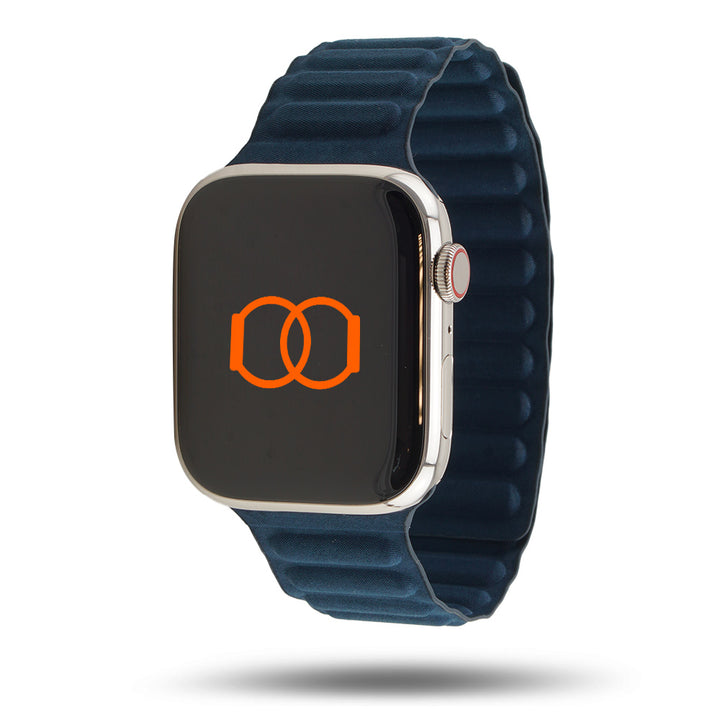 Bracelet à maillons magnétique - Apple Watch - Bleu pacifique 42 mm