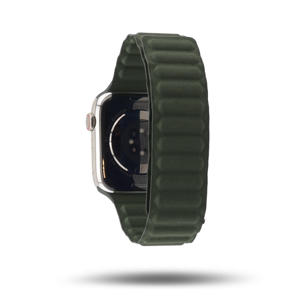 Bracelet à maillons magnétique - Apple Watch - Chêne vert 46 / 49 mm