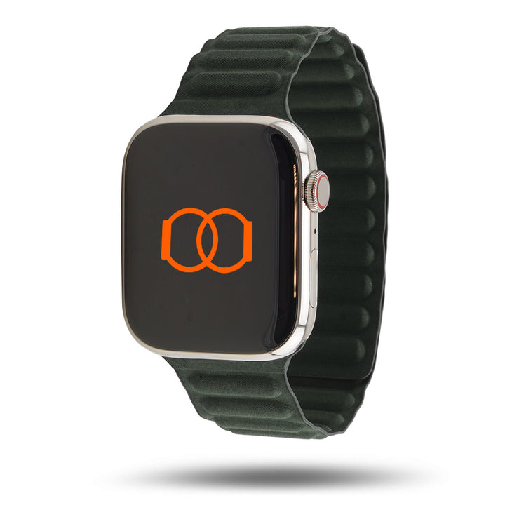 Bracelet à maillons magnétique - Apple Watch - Chêne vert 46 / 49 mm