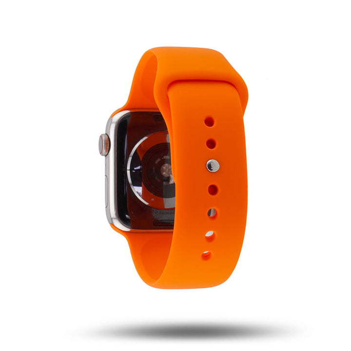 Bracelet Sport Apple Watch - 100% fluoroélastomère - Orange 46 / 49 mm